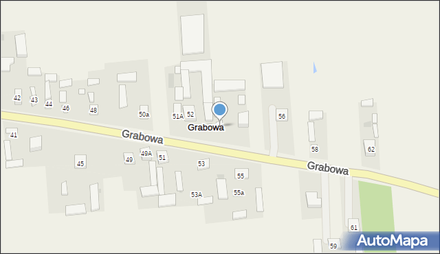 Grabowa, Grabowa, 54, mapa Grabowa