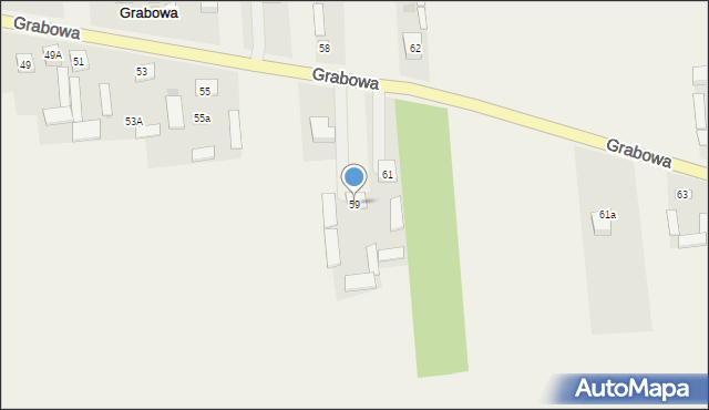 Grabowa, Grabowa, 59, mapa Grabowa