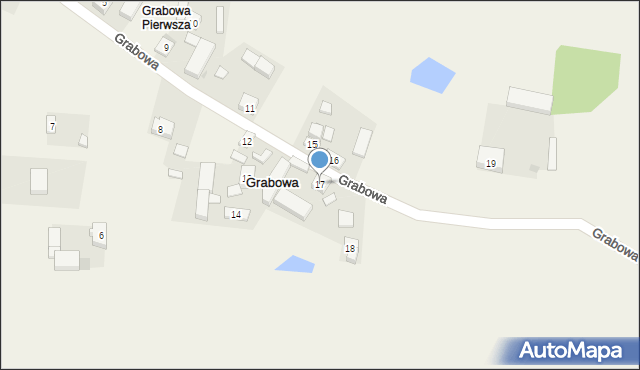 Grabowa, Grabowa, 17, mapa Grabowa