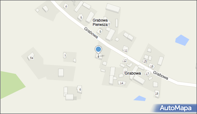 Grabowa, Grabowa, 8, mapa Grabowa