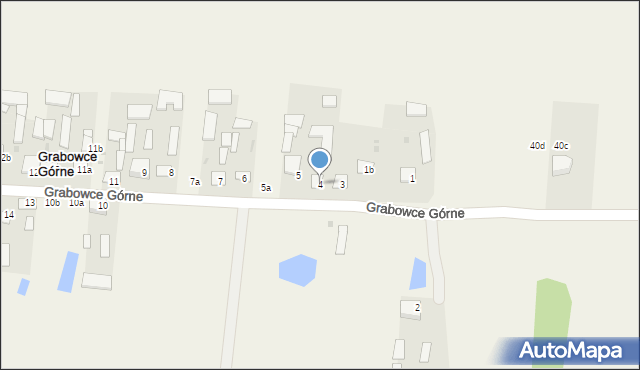 Grabowce Górne, Grabowce Górne, 4, mapa Grabowce Górne