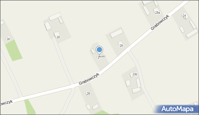 Grabowczyk, Grabowczyk, 27, mapa Grabowczyk