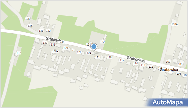 Grabowica, Grabowica, 123, mapa Grabowica