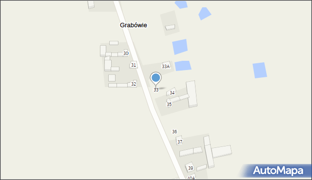 Grabówie, Grabówie, 33, mapa Grabówie