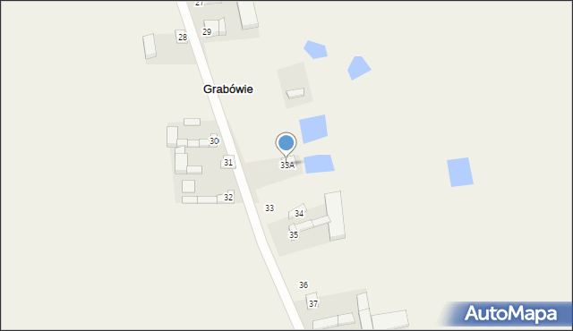 Grabówie, Grabówie, 33A, mapa Grabówie