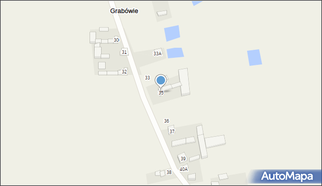 Grabówie, Grabówie, 35, mapa Grabówie