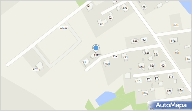 Grabówiec, Grabówiec, 93F, mapa Grabówiec