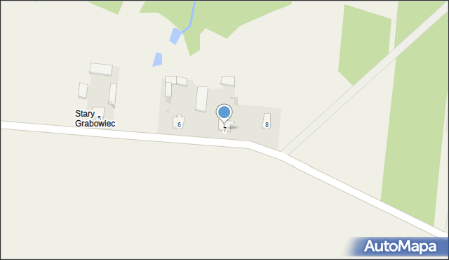 Grabówiec, Grabówiec, 7, mapa Grabówiec