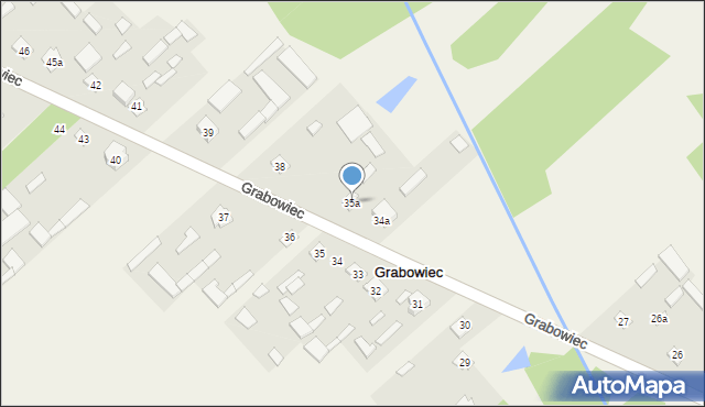Grabowiec, Grabowiec, 35a, mapa Grabowiec