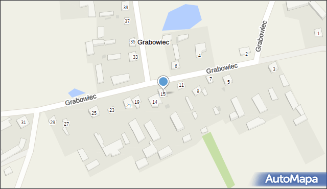 Grabowiec, Grabowiec, 15, mapa Grabowiec