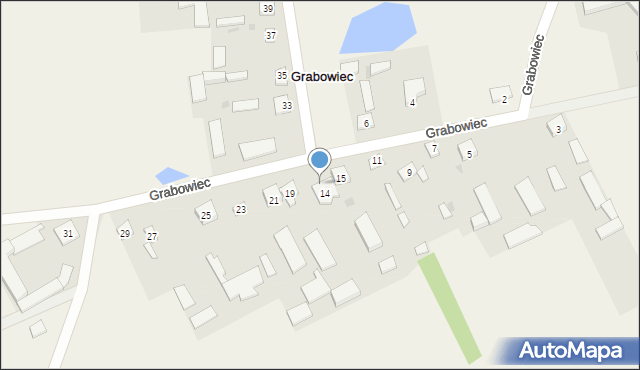 Grabowiec, Grabowiec, 17, mapa Grabowiec