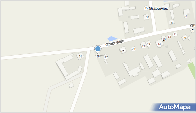 Grabowiec, Grabowiec, 29, mapa Grabowiec