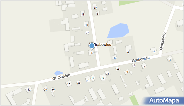 Grabowiec, Grabowiec, 33, mapa Grabowiec