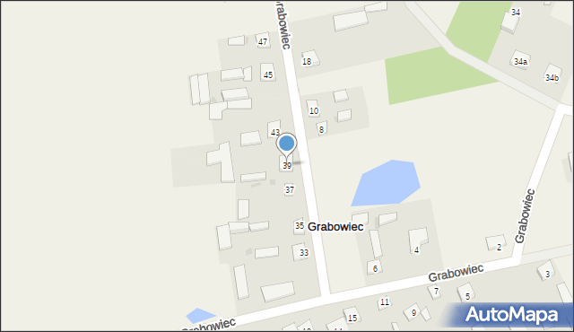 Grabowiec, Grabowiec, 39, mapa Grabowiec