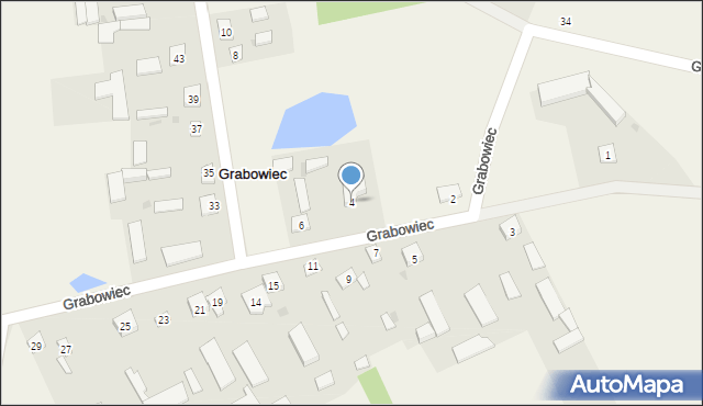 Grabowiec, Grabowiec, 4, mapa Grabowiec