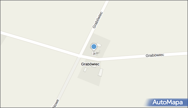 Grabówiec, Grabówiec, 16, mapa Grabówiec