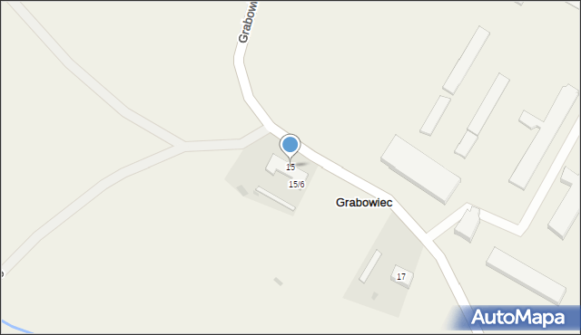 Grabowiec, Grabowiec, 15, mapa Grabowiec