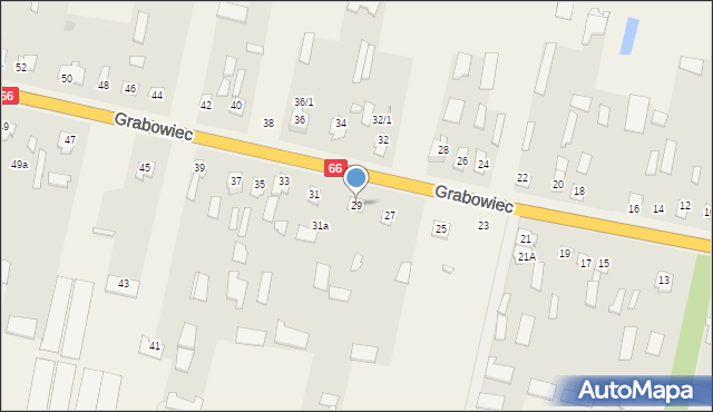 Grabowiec, Grabowiec, 29, mapa Grabowiec