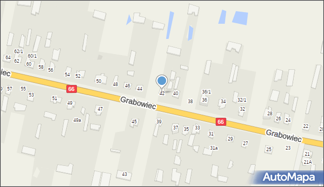 Grabowiec, Grabowiec, 42, mapa Grabowiec