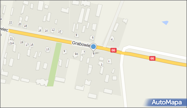 Grabowiec, Grabowiec, 5, mapa Grabowiec