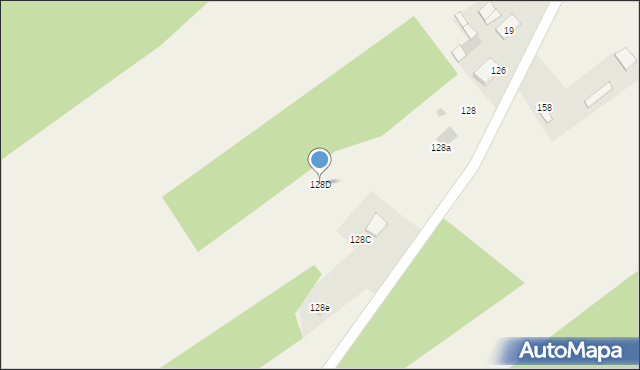 Grabowiec, Grabowiec, 128D, mapa Grabowiec