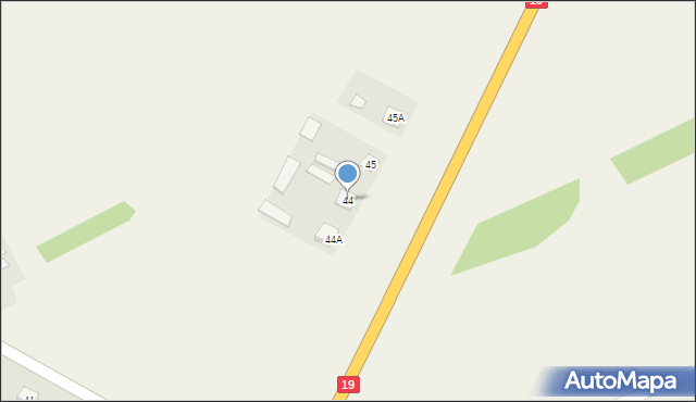 Grabowiec, Grabowiec, 44, mapa Grabowiec