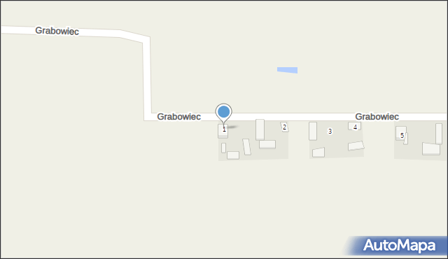 Grabowiec, Grabowiec, 1, mapa Grabowiec