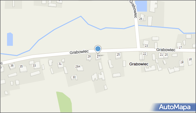 Grabowiec, Grabowiec, 27, mapa Grabowiec