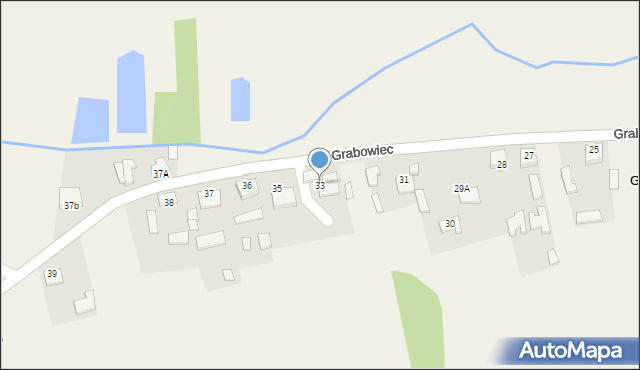 Grabowiec, Grabowiec, 33, mapa Grabowiec