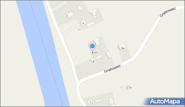 Grabowiec, Grabowiec, 5, mapa Grabowiec