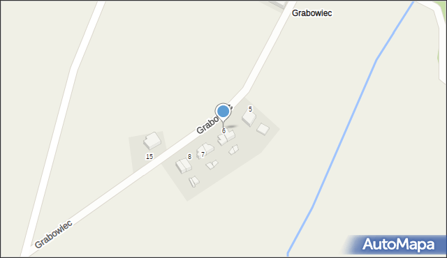 Grabowiec, Grabowiec, 6, mapa Grabowiec