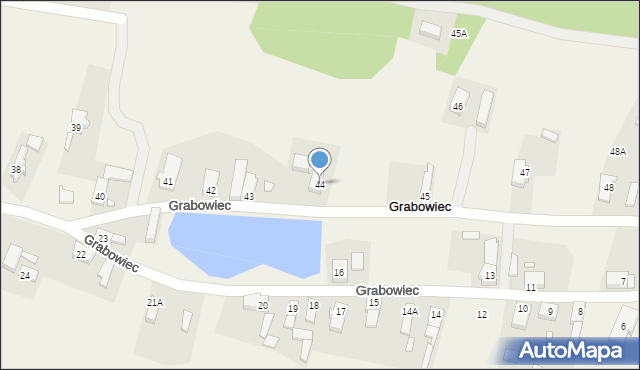 Grabowiec, Grabowiec, 44, mapa Grabowiec