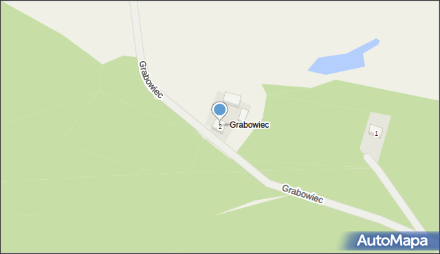 Grabowiec, Grabowiec, 2, mapa Grabowiec