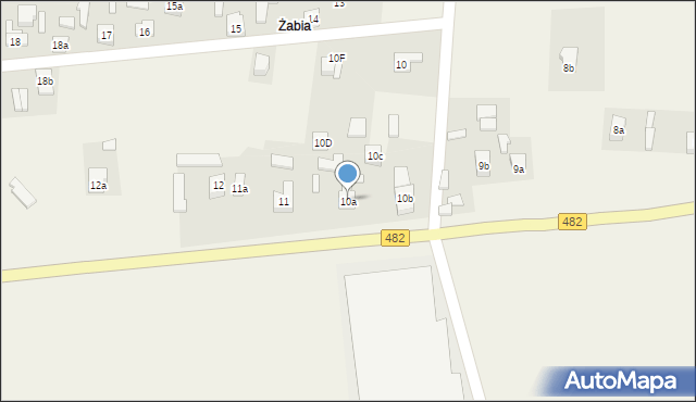 Grabowiec, Grabowiec, 10a, mapa Grabowiec