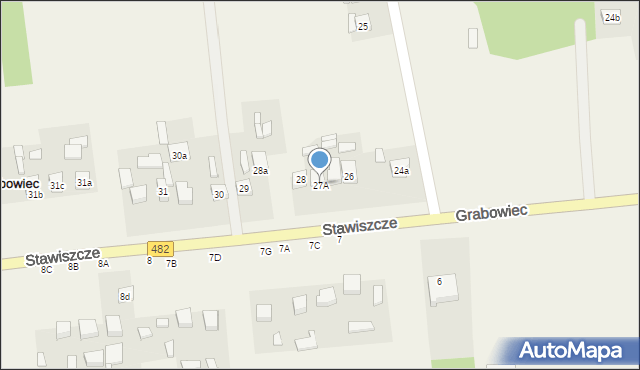 Grabowiec, Grabowiec, 27A, mapa Grabowiec