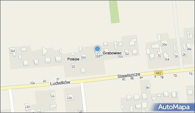 Grabowiec, Grabowiec, 31G, mapa Grabowiec