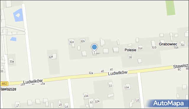 Grabowiec, Grabowiec, 32c, mapa Grabowiec