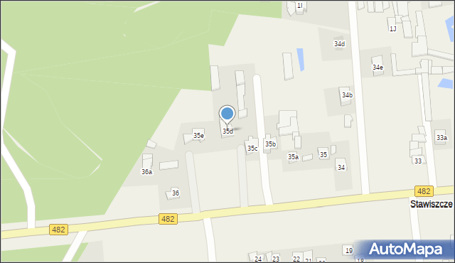 Grabowiec, Grabowiec, 35d, mapa Grabowiec