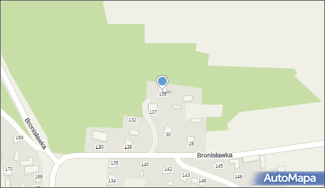 Grabowiec-Góra, Grabowiec-Góra, 138, mapa Grabowiec-Góra