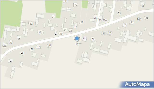 Grabowiec-Góra, Grabowiec-Góra, 45, mapa Grabowiec-Góra