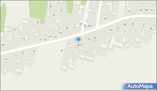 Grabowiec-Góra, Grabowiec-Góra, 50, mapa Grabowiec-Góra