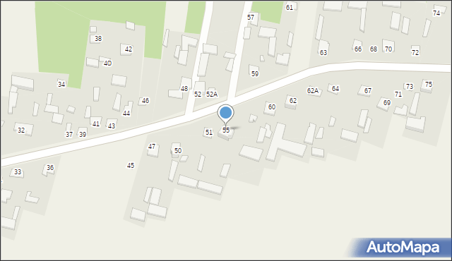 Grabowiec-Góra, Grabowiec-Góra, 55, mapa Grabowiec-Góra