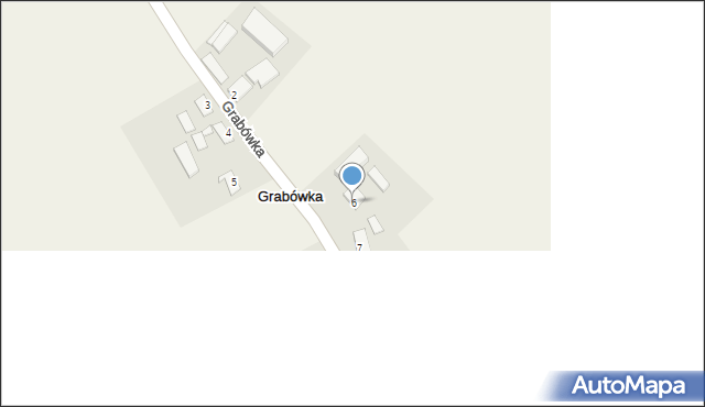 Grabówka, Grabówka, 6, mapa Grabówka