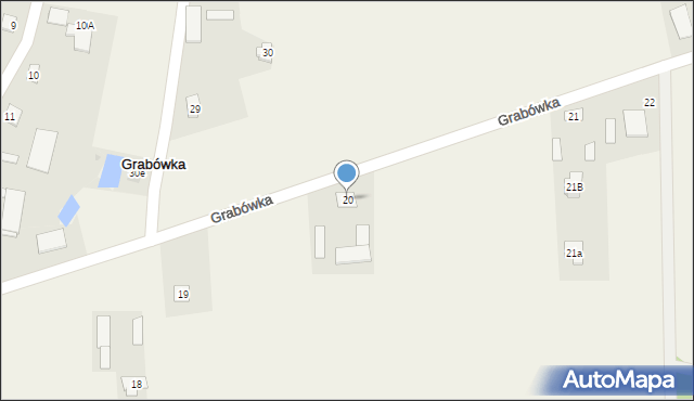 Grabówka, Grabówka, 20, mapa Grabówka