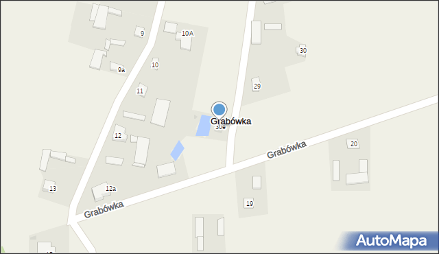 Grabówka, Grabówka, 30e, mapa Grabówka