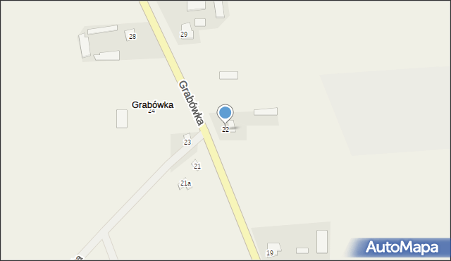 Grabówka, Grabówka, 22, mapa Grabówka