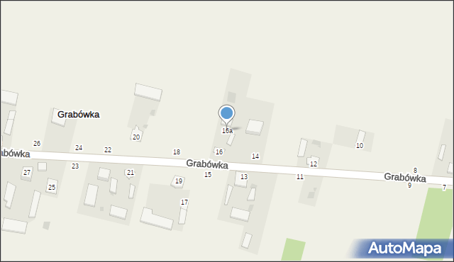 Grabówka, Grabówka, 16a, mapa Grabówka