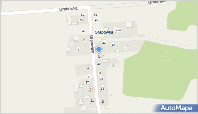 Grabówka, Grabówka, 41, mapa Grabówka