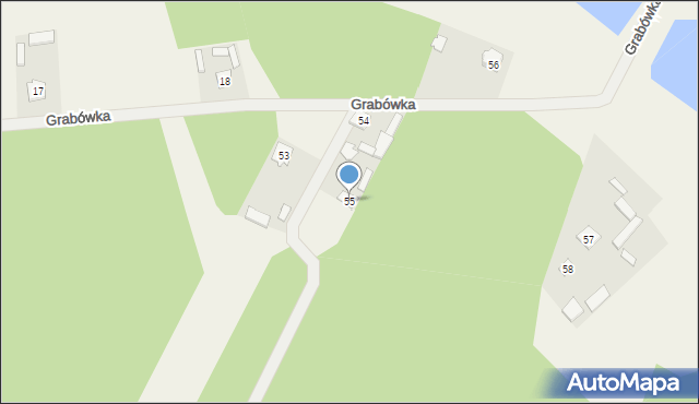 Grabówka, Grabówka, 55, mapa Grabówka