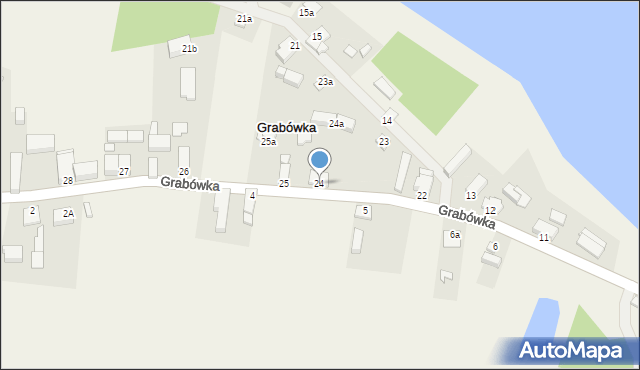 Grabówka, Grabówka, 24, mapa Grabówka